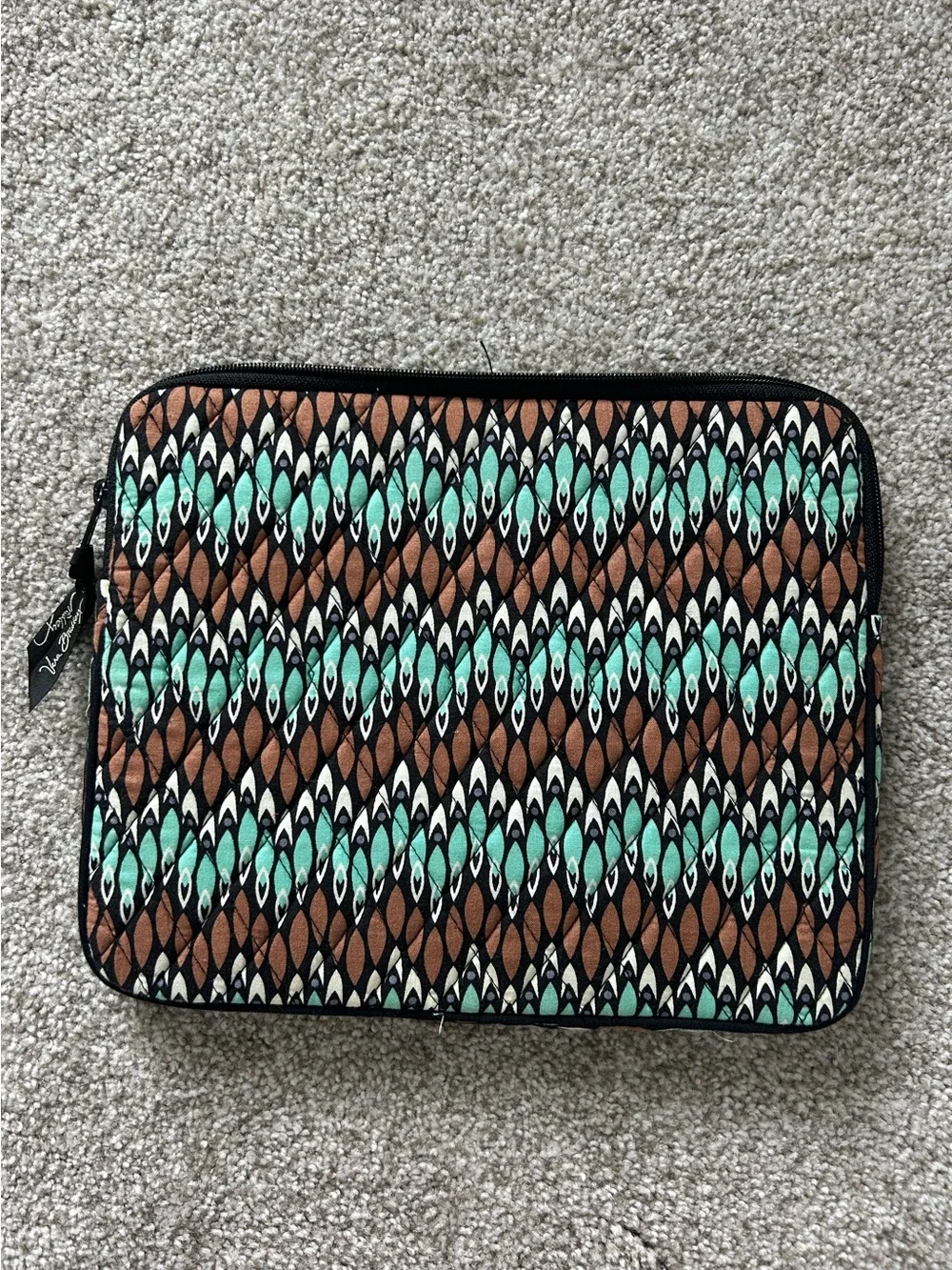 Vera Bradley Sierra Stream Tablet Case Padded IPad Electronic Device Case